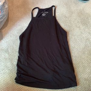 Black Tank top with side designs